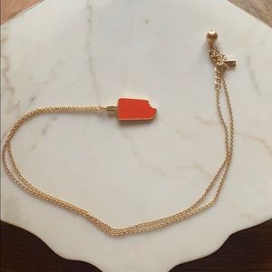 Kate Spade Orange Popsicle Necklace